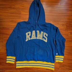 Tailgate NFL Rams Blue & Yellow Size Large Hoodie